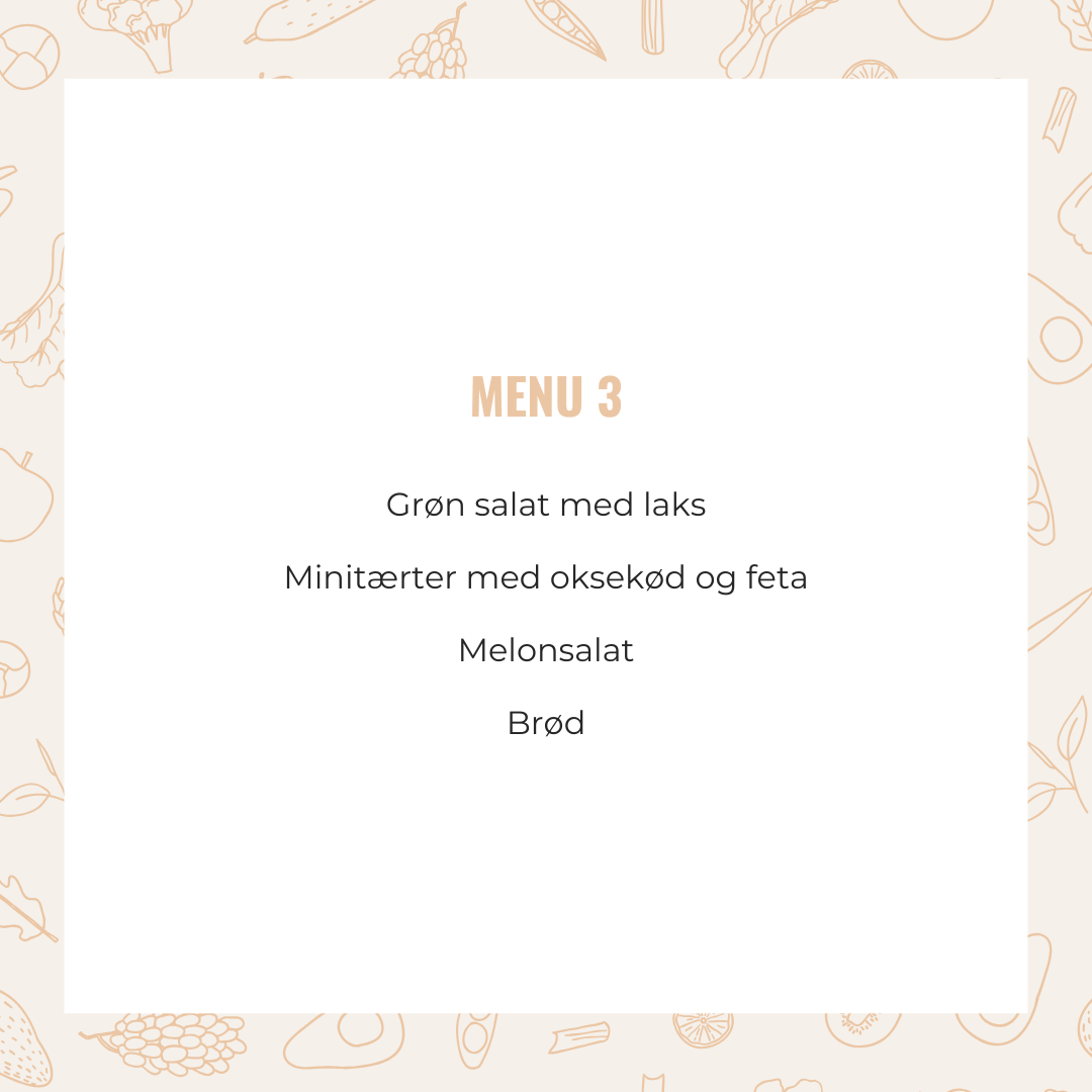 Sommermenu - Olivias Køkken